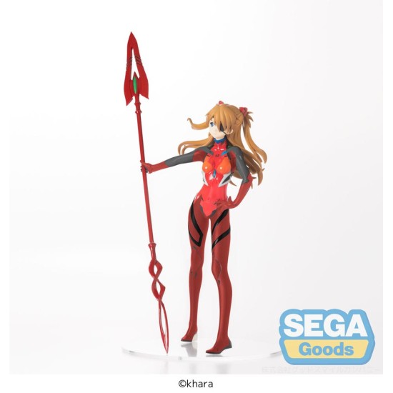 Sega Evangelion New Theatrical Edition LPM Figure 30cm - Asuka x Spear of Cassius (re-run) - Plastmasas figūriņa