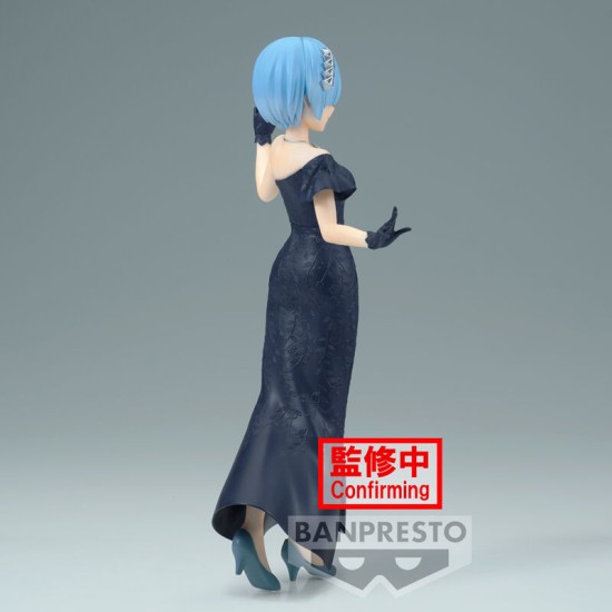 Banpresto Re:Zero Starting Life in Another World Glitter & Glamours Figure 23cm - Rem - Plastmasas figūriņa