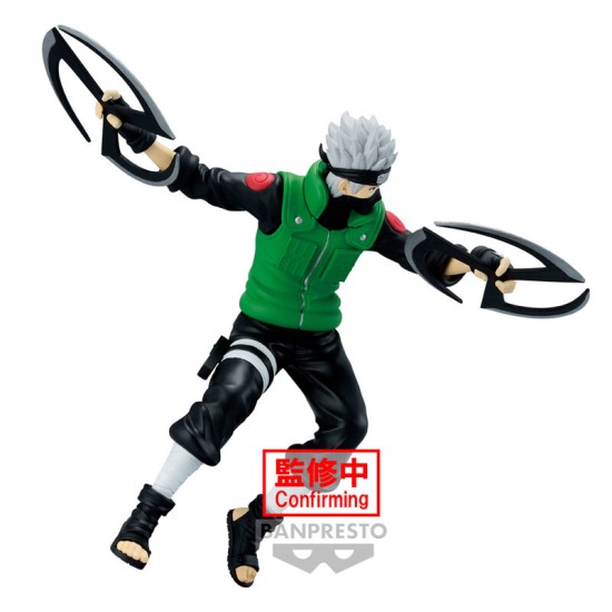 Banpresto Naruto Shippuden Narutop99 Figure 13cm - Kakashi Hatake - Plastmasas figūriņa