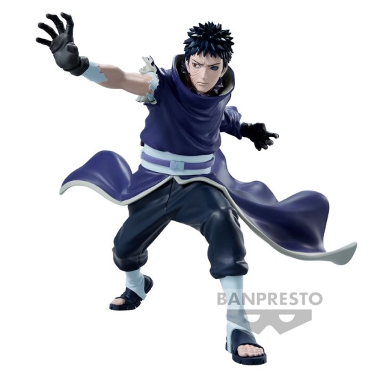 Banpresto Naruto Shippuden Vibration Stars Figure 14cm - Uchiha Obito II - Plastmasas figūriņa