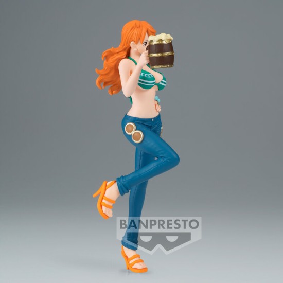 Banpresto One Piece Figure 16cm - Its Blanquet Nami - Plastmasas figūriņa