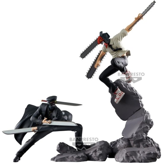 Banpresto Chainsaw Man Combination Battle Figure 10cm - Samurai Sword - Plastic figure