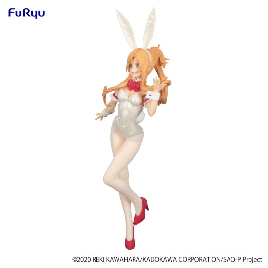 Furyu Sword Art Online BiCute Bunnies ver. Color Figure 30cm - Asuna White Pearl - Plastmasas figūriņa