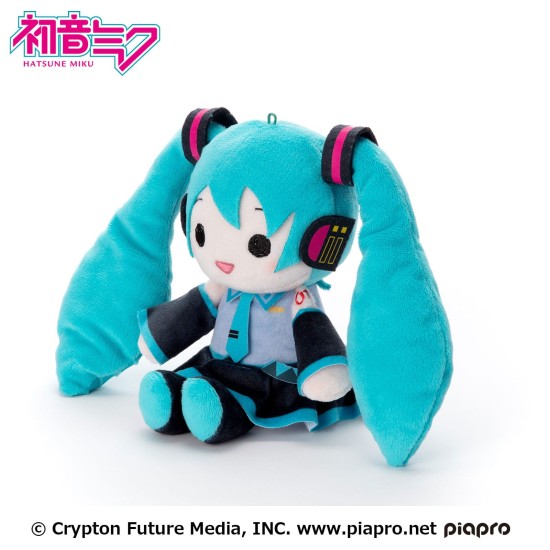 Sega Hatsune Miku Hangingood  Plush Toy 20cm - Plīša rotaļlieta