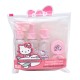 Take Care Hello Kitty Travel Bag with Empty Bottles 100ml (5 pcs.) - Ceļojuma pudeļu komplekts