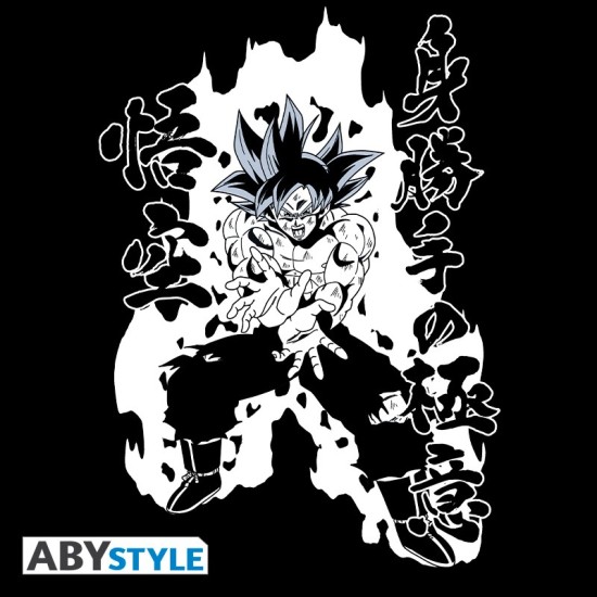 ABYstyle Dragon Ball Super Goku Kamehameha T-shirt - M izmērs / Melns - Vīriešu kokvilnas T-krekls