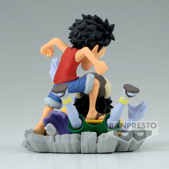 Banpresto One Piece WCF Log Stories Figure 7cm - Luffy vs Arlong - Plastmasas figūriņa