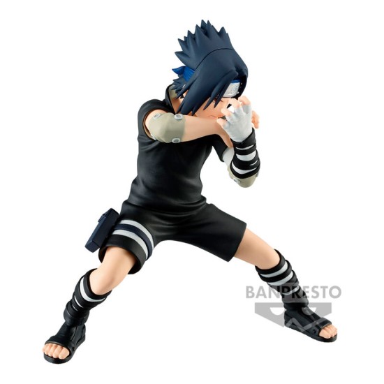 Banpresto Naruto Shippuden Vibration Stars Figure 14cm - Sasuke Uchiha III - Plastmasas figūriņa