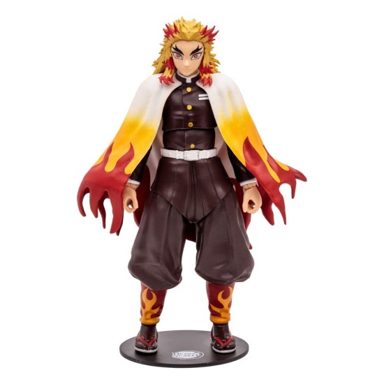 McFarlane Toys Demon Slayer Kimetsu no Yaiba Action Figure 18cm - Kyojuro Rengoku - Plastmasas figūriņa