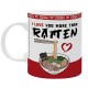 ABYstyle Naruto Shippuden Ceramic Mug 320ml - I love you more than ramen - Krūze