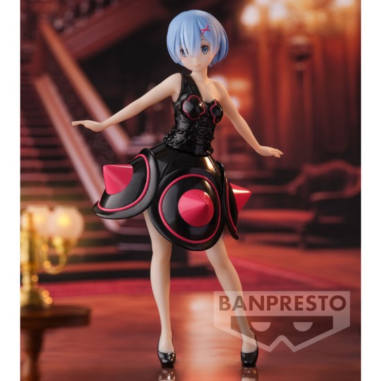 Banpresto Re:Zero Starting Life in Another World Figure 20cm - Rem Morning Star Dreess - Plastmasas figūriņa