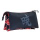 Karactermania Naruto Shippuden Clouds triple Pencil Case 23 x 10 x 5cm - Penālis ar trīs nodalījumiem