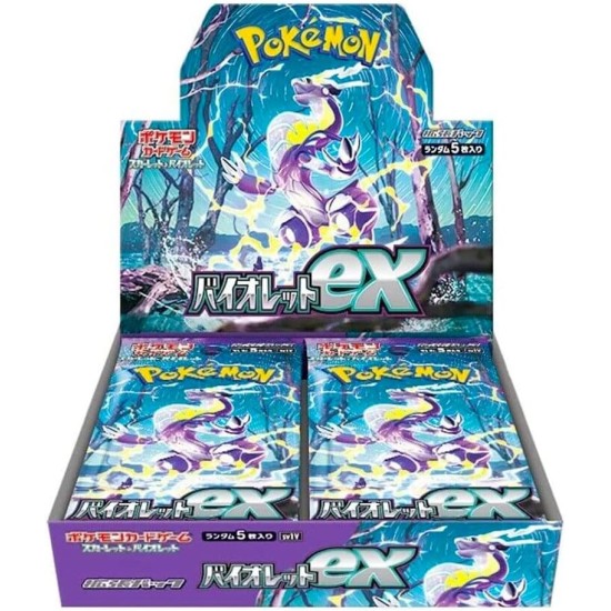 Pokemon Super Card Game TCG Trading Cards - Scarlet & Violet Booster Box SV1V - Violet Ex JP - Kāršu spēle