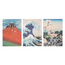 Grupo Erik Kanagawa Hokusai A5 Notebook 21 x 15cm (3.pcs) - Блокнот