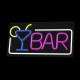 Forever Decorative Neon LED Light 42 x 22.5 x 2 cm (USB Plug) - Bar