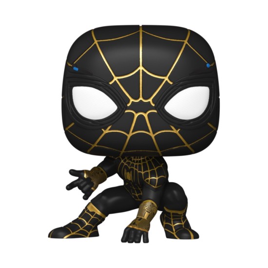 Funko POP! Marvel Spiderman No Way Home Figure 9cm - Spiderman Black & Gold Suit (911) - Vinila figūriņa