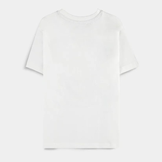 Difuzed Pokemon Nr.025 Short Sleeved T-shirt - S izmērs / Balts - Sieviešu kokvilnas T-krekls