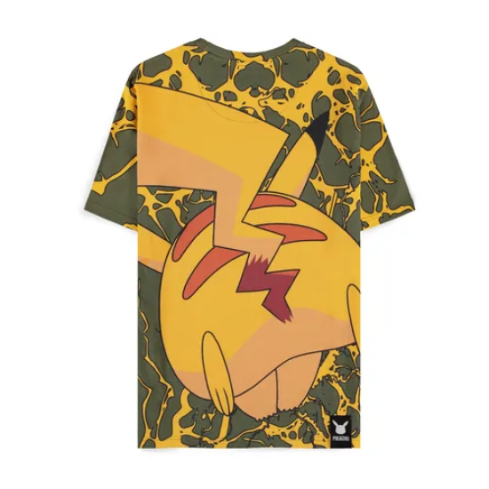 Difuzed Pokemon Pikachu Lightning Short Sleeved T-shirt - S izmērs - Vīriešu kokvilnas T-krekls