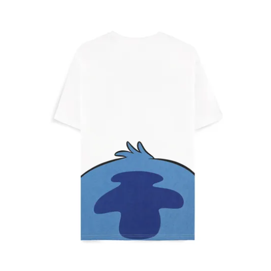 Difuzed Lilo & Stitch Short Sleeved T-shirt - M izmērs / Balts - Uniseks kokvilnas T-krekls