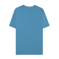 Difuzed Lilo & Stitch Hugging Stitch Short Sleeved T-shirt - XS size / Blue - Unisex cotton T-shirt