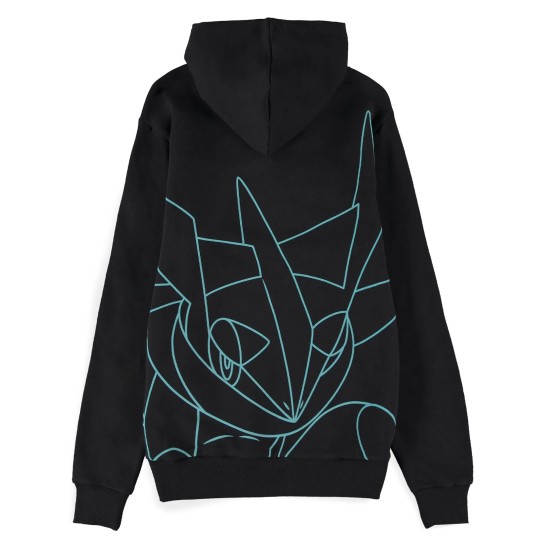 Difuzed Pokemon Greninja Hoodie - S izmērs - Vīriešu hūdijs ar kapuci