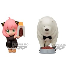 Banpresto Spy x Family Break Time Figure 13cm - Anya Forger & Bond Forger II - Plastmasas figūriņa