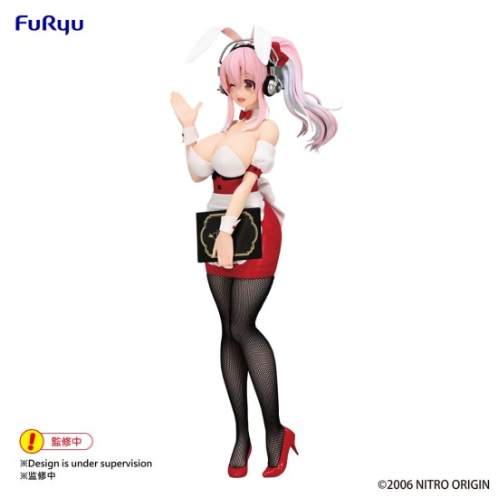 Furyu Super Sonico BiCute Bunnies Ver. Waitress Figure 28cm - Super Sonico - Plastmasas figūriņa