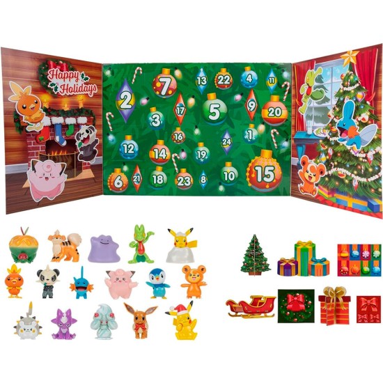 Jazwares Pokemon Advent Calendar - Adventes kalendārs