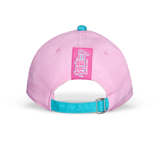 Difuzed Hatsune Miku Pink Denim Adjustable Cap - Kokvilnas cepure ar nagu