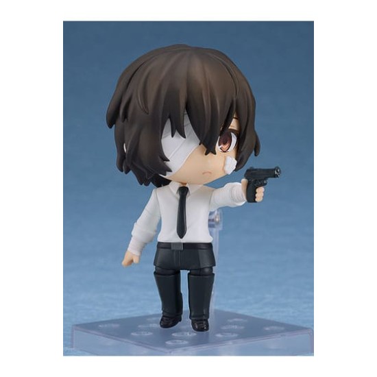 Good Smile Company Bungo Stray Dogs Nendoroid Action Ver. Fifteen Year Old Figure 10cm - Osamu Dazai - Plastmasas figūriņa