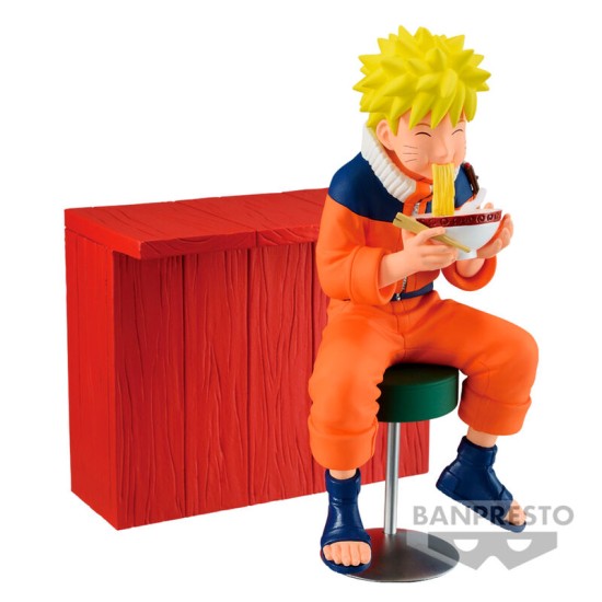 Banpresto Naruto Shippuden Figure 10cm - Naruto Ichiraku - Plastmasas figūriņa