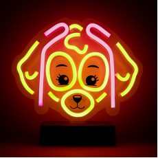 Forever Paw Patrol Decorative Neon LED Light 25 x 25 cm (USB Plug) - Skye - Декоративная неоновая LED лампа