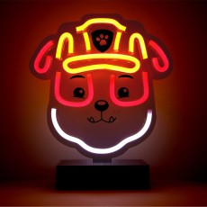 Forever Paw Patrol Decorative Neon LED Light 25 x 25 cm (USB Plug) - Rubble