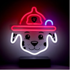 Forever Paw Patrol Decorative Neon LED Light 25 x 25 cm (USB Plug) - Marshall 