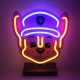 Forever Paw Patrol Decorative Neon LED Light 25 x 25 cm (USB Plug) - Chase - Dekoratīva neona LED lampa