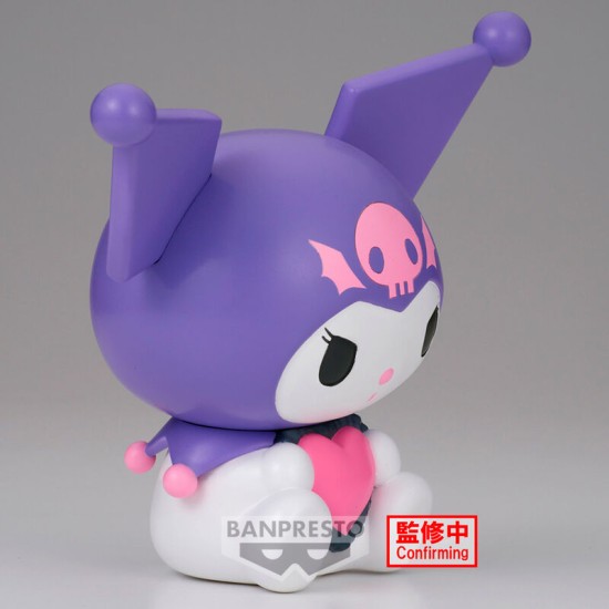 Banpresto Sanrio Characters Sofvimates Figure 14cm - Kuromi - Plastmasas figūriņa