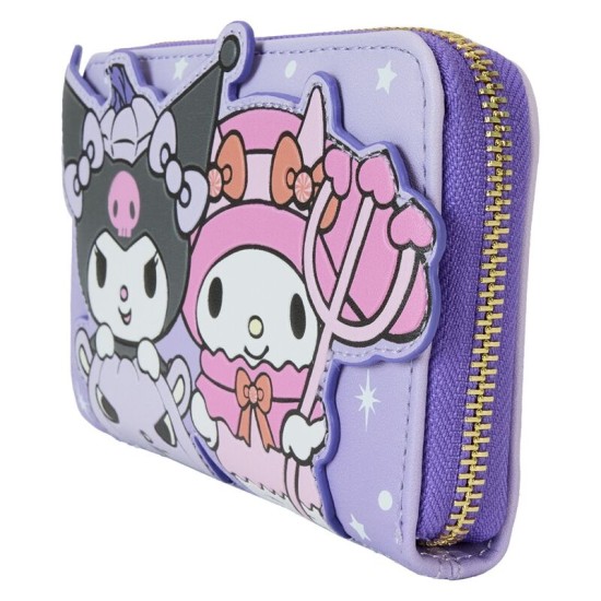 Loungefly Sanrio Hello Kitty Wallet 15 x 10cm - Kuromi Pumpkin - Naudas maks