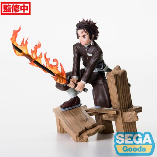 Sega Demon Slayer Kimetsu no Yaiba SwordSmith Village Figure 12cm - Tanjiro Kamado - Plastmasas figūriņa