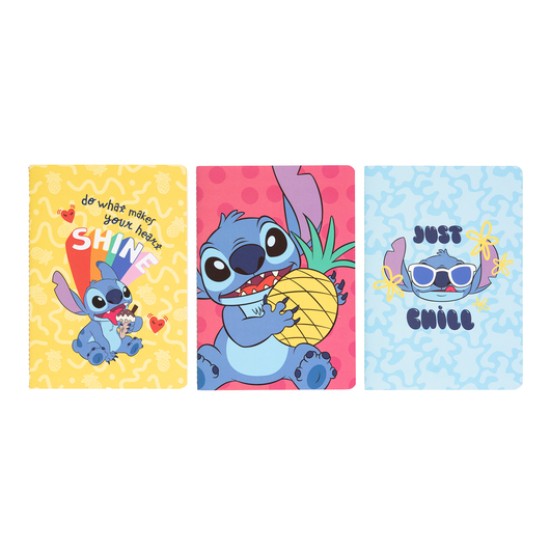 Grupo Erik Disney Stitch A5 Notebook 22 x 16cm (3.pcs) - Klade