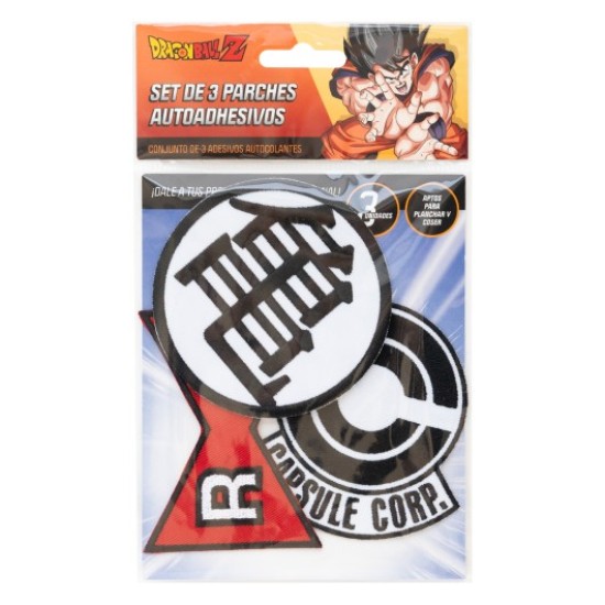 Grupo Erik Dragon Ball Z Heat Sticking Patches (3.pcs) - Uzšuve