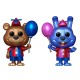 Funko POP! Five Nights at Freddy's Figure 9cm (2.pcs) - Ballon Freddy & Balloon Bonnie Exclusive - Vinila figūriņa