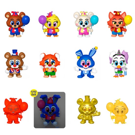 Funko! Five Nights at Freddy's Mystery Minis Random Blind Box Figure 5cm (1 pcs.) - Vinila figūriņa