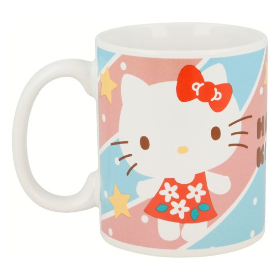 Stor Sanrio Hello Kitty Ceramic Mug 325ml - Red Dress - Krūze