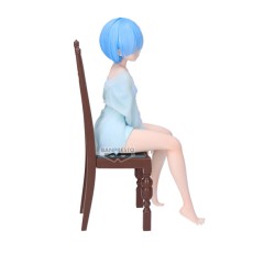 Banpresto Re:Zero Starting Life in Another World Relax Time Figure 20cm - Rem - Plastmasas figūriņa