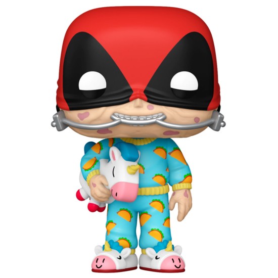 Funko POP! Marvel Deadpool Figure 9cm - Deadpool Sleepover (1344) - Vinila figūriņa