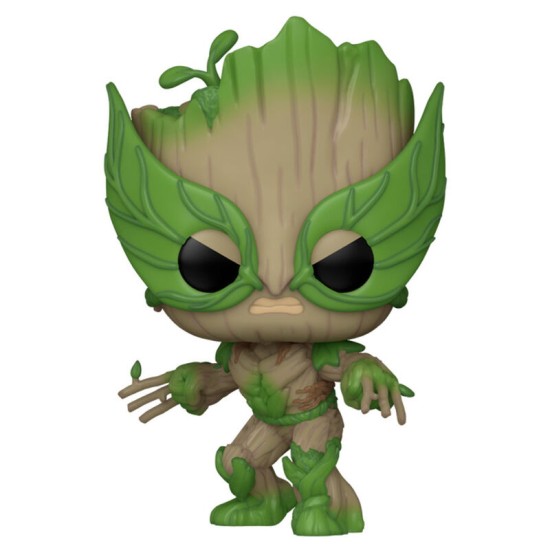 Funko POP! Marvel We Are Groot Figure 9cm - Groot as Wolverine (1396) - Vinila figūriņa