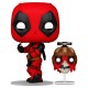Funko POP! Marvel Deadpool & Wolverine Figure 9cm - Deadpool with Headpool (1400) - Vinila figūriņa