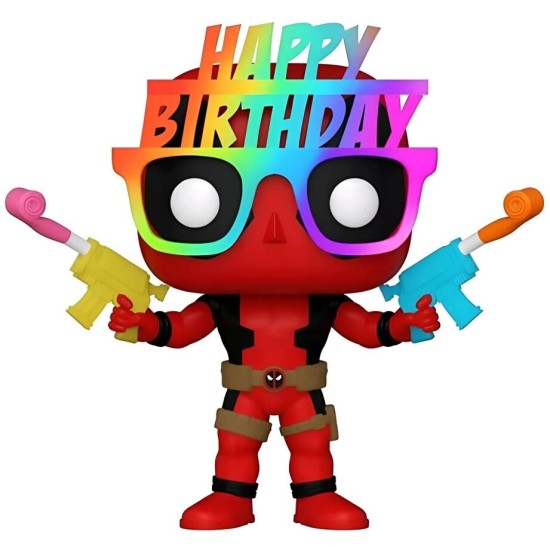 Funko POP! Marvel Deadpool 30th Figure 9cm - Deadpool Birthday Glases Special Edition (783) - Vinyl figure
