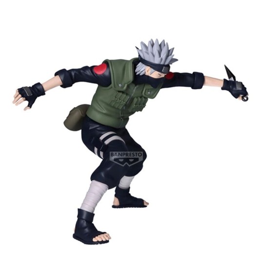 Banpresto Naruto Shippuden Vibration Stars Figure 13cm - Hatake Kakashi - Plastic figure