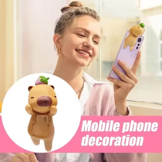 Sonny Angel Hippers (Capybara Series) Blind Box Decorative Mini Figure (1.pcs) - Приклеивающаяся декоративная фигурка для устройств